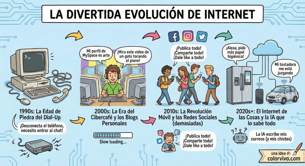 evolucion internet
