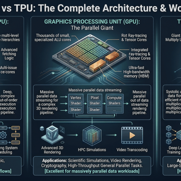 CPU, GPU o TPU: qué chip necesita cada tarea de inteligencia artificial